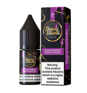 Dripping Desserts Salts - Blackcurrant Jam and Custard