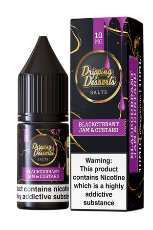Dripping Desserts Salts - Blackcurrant Jam and Custard