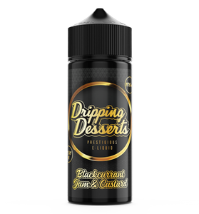Dripping Desserts Shortfill - Blackcurrant Jam and Custard