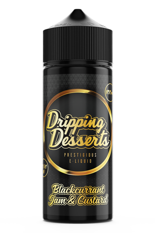 Dripping Desserts Shortfill - Blackcurrant Jam and Custard