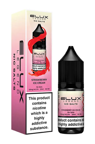 Elux Nicotine Salt - Strawberry Ice Cream