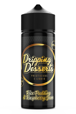 Dripping Desserts Shortfill - Rice Pudding and Raspberry Jam