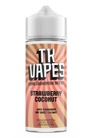 TK Vapes Shortfill - Strawberry Coconut