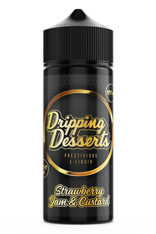 Dripping Desserts Shortfill - Strawberrry Jam and Custard