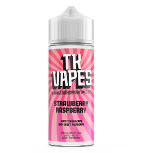TK Vapes Shortfill - Strawberry Raspberry